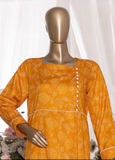 HZ Textiles Printed Cambric 3 Piece Unstitched Suit HZ25MD MSC-203B